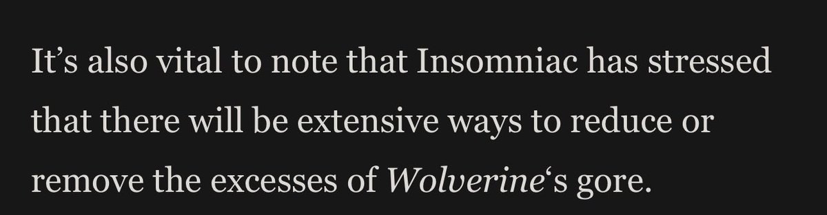 puppycelebrity's tweet photo. “it just felt cheap” 

the answer to that is in the article itself. the violence in the game isn’t there to illicit any sort of emotion or to be reflected in the game itself because the developers have clearly stated that it’s so unimportant to the game that you can turn it off. https://t.co/s9UinZ9B2e