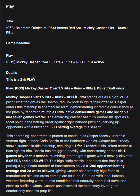 tepicks's tweet photo. 2% Winner!
#DirtyWater 
Mickey Gasper
Over 1.5 HRR -118 ✅💰

https://t.co/C51JXVRmFq https://t.co/0NVKnXRSb2