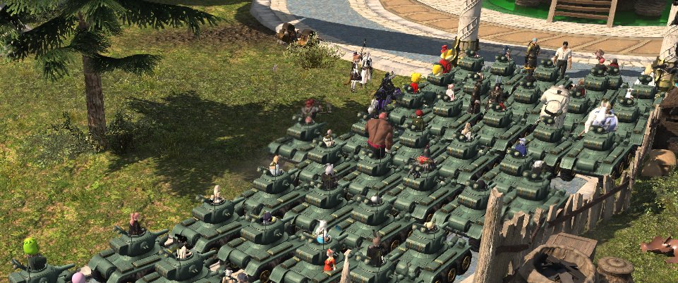 chris_taru's tweet photo. 今天人也太多了吧....
不說的話是以為有大型副本XD
#FF14 #FF14繁中 https://t.co/g5wcBKNGlP