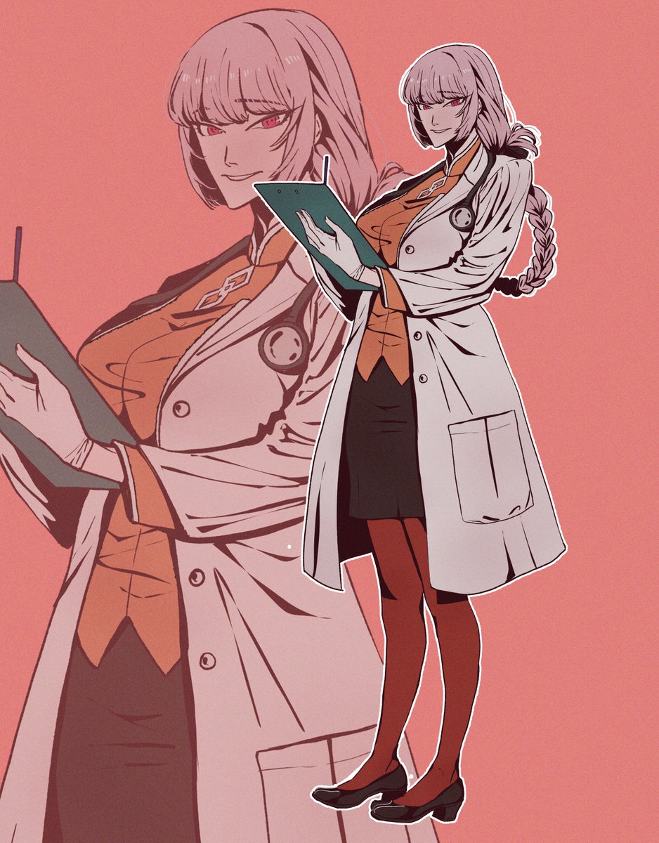 gigi_no_re's tweet photo. Chaldea uniform Nightingale https://t.co/BwoGX8lTGS