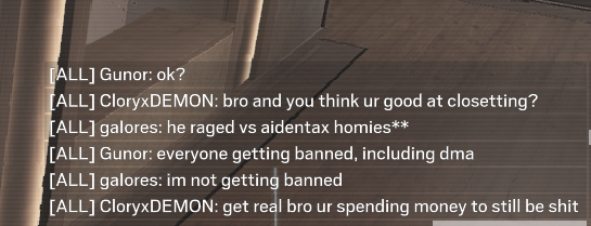CloryxR6's tweet photo. LMFAOO KID LITERALLY ADMITS TO CHEATING AND SAYS HE WON'T GET BANNED GET REAL BRO... GALORES IS HIS UBI.  @Ubisoft @UbisoftSupport Get this guy out of here. all the proof you need... https://t.co/afTLifmtqv