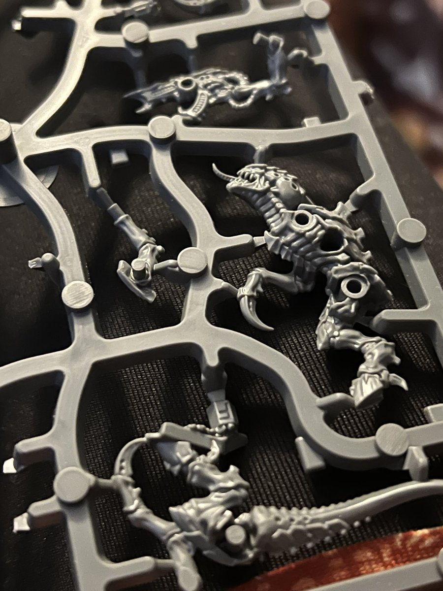 Queen_Malady's tweet photo. New army, new me? Haven’t played Warhammer in years. Stumbled into a game shop today and remembered how interested I was in tyranids back then. Guess it’s back to tabletop gaming too! https://t.co/oao3GlQ6xt
