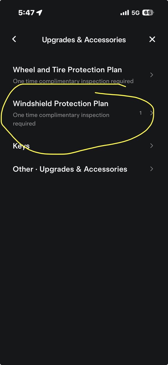TeslaPHD's tweet photo. @bowhuntr09 @Schmidtrs12 @DarkMiner Schedule an inspection right from your app! https://t.co/G5mYEvUJnl