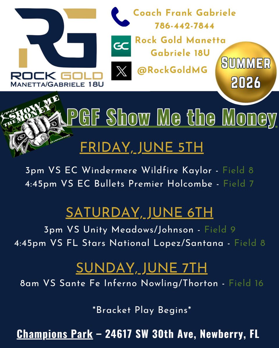 RockgoldMG's tweet photo. This weekend! See you in Newberry! @PGFnetwork Show Me The Money. Come out to watch some great talent! https://t.co/KyuGmVewF9
