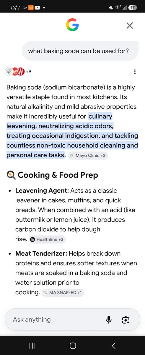CandyQ92's tweet photo. @KaynakNews Baking soda can be used for anything. https://t.co/FvYG7GU3Js