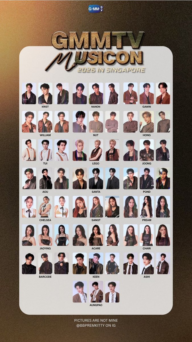 bbpremkitty's tweet photo. #GMMTVMUSICONSINGAPORE 
completed template! 🎶🤎
#gmmtv random card + secrets! https://t.co/aivWCvUq94