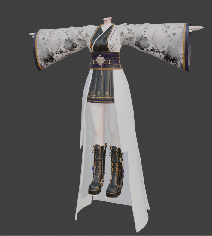 LIMINAL_3d's tweet photo. おはようございます☀️
今日のWIP～
まだ調整中ですが、すこし雰囲気がでてきました！

#VRChat #VRChat衣装 #LIMINAL https://t.co/BtP9Uhh1IR