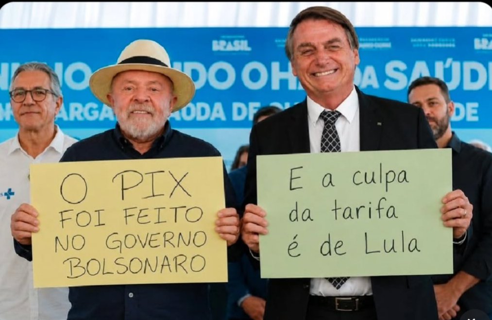 Eliasbalduino's tweet photo. @LulaOficial @ricardostuckert Obrigado @jairbolsonaro https://t.co/9mDv4mDpat