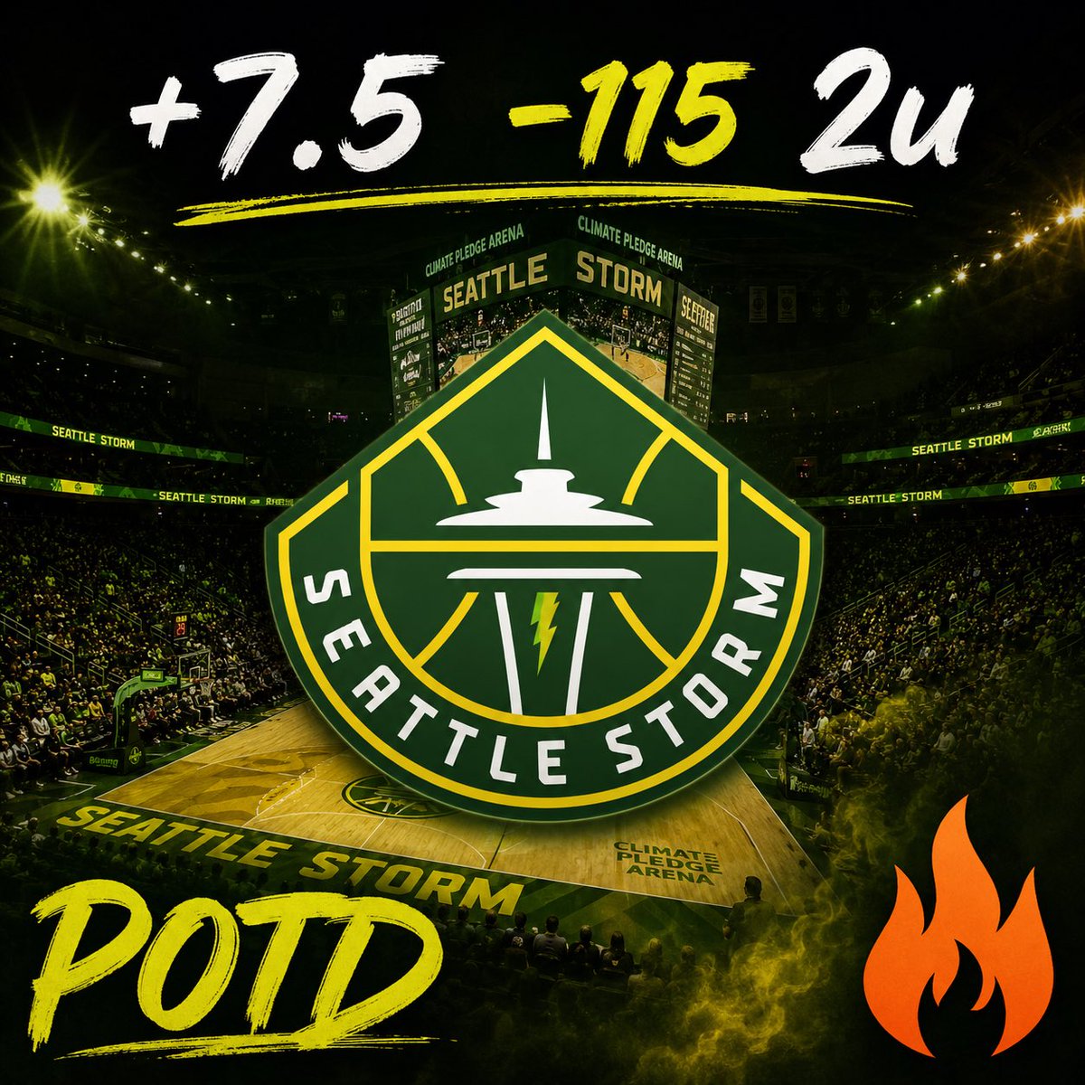 STfirepickz's tweet photo. POTD
Storm +7.5 -115 2u 💰

Both teams are bad.  Neither team is better than the other by 7.5 points.

We will take the points and would not be surprised if Storm out right win on their home court🔥🔥

Let’s get it🔒

#WNBA #SportsBetting #GamblingTwitter #WNBApicks #Gambling𝕏 https://t.co/BSDOrFVVCn