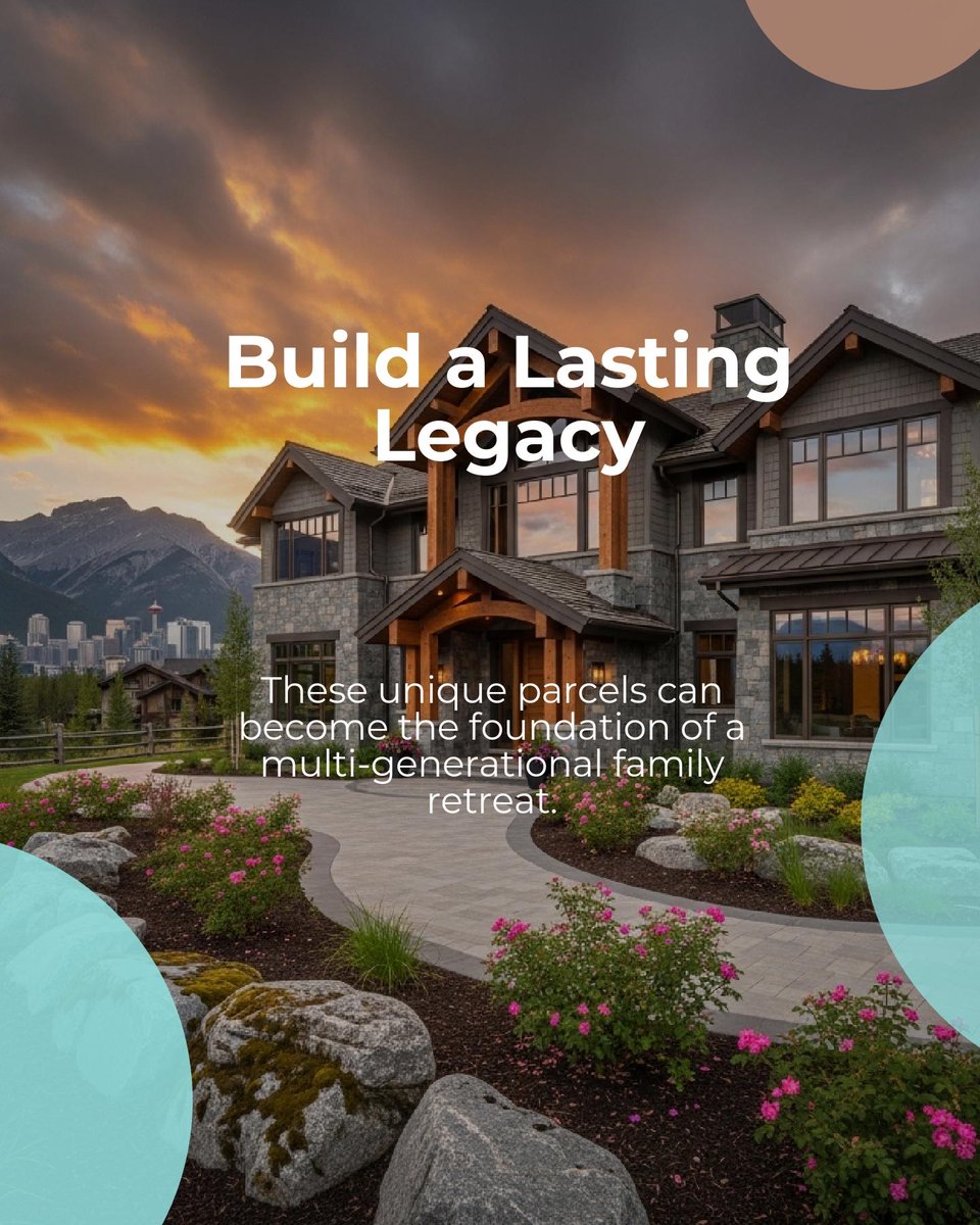 refoothills's tweet photo. Large foothills parcels near Calgary offer more than space, they create a legacy. These rare estates can become multi-generational retreats or strategic long-term holdings. 

Would you build for the future or hold for growth? https://t.co/HCRQRmdYAv