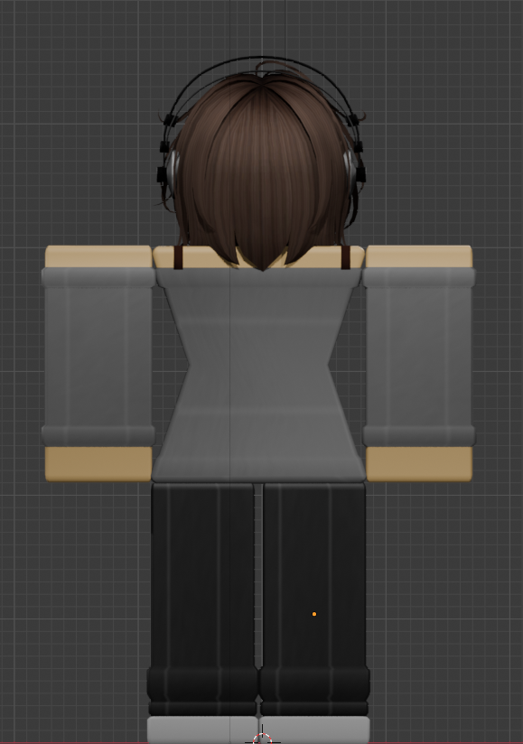 Playchik305's tweet photo. Uhmmmm. My 3d modeling progress - i made the "AngryChebur" (Roblox Youtuber) remodel. (Idk why is the camera held behind the back. #Blender #AngryChebur #Roblox https://t.co/s6TXHxq9zm