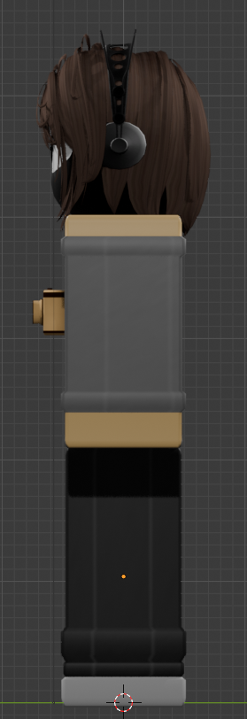 Playchik305's tweet photo. Uhmmmm. My 3d modeling progress - i made the "AngryChebur" (Roblox Youtuber) remodel. (Idk why is the camera held behind the back. #Blender #AngryChebur #Roblox https://t.co/s6TXHxq9zm