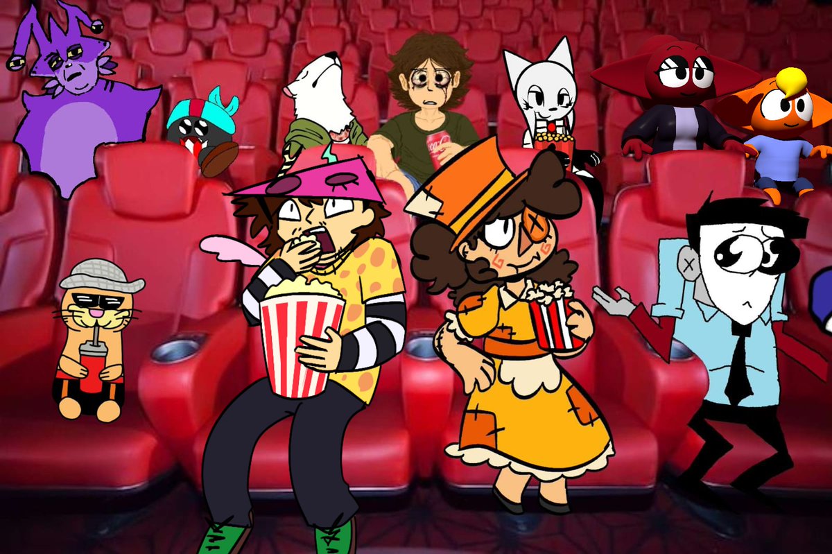 talentless_hat's tweet photo. Ya mañana finalmente sale la película de TADC entonces un arte colaborativo por la ocasión 🎉🎉

#MyHart #tadcfanarts https://t.co/hns28fzoXb