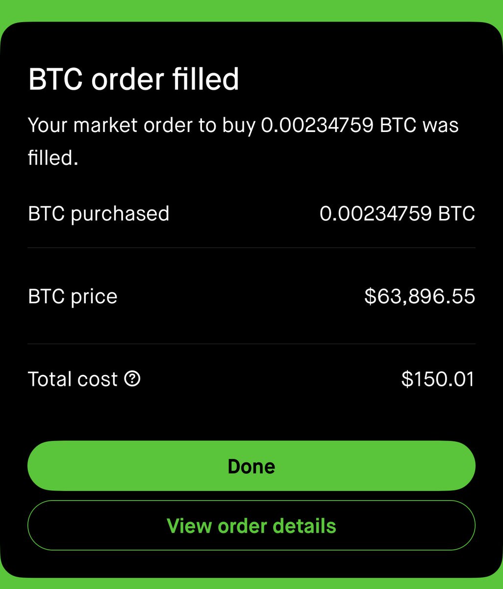 TheCryptoScribe's tweet photo. Buying the fear 

Thank you all for the cheap sats https://t.co/OarSof4xkE