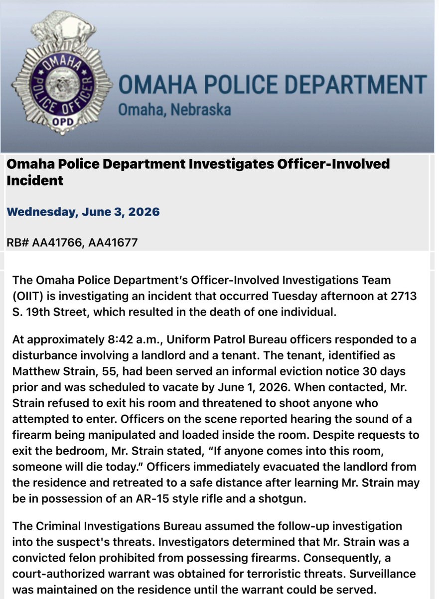 omaha_scanner's tweet photo. .@OmahaPolice have provided additional information regarding yesterday’s officer involved shooting. Photos were provided by OPD. (1/3) https://t.co/FejYeWIlDS