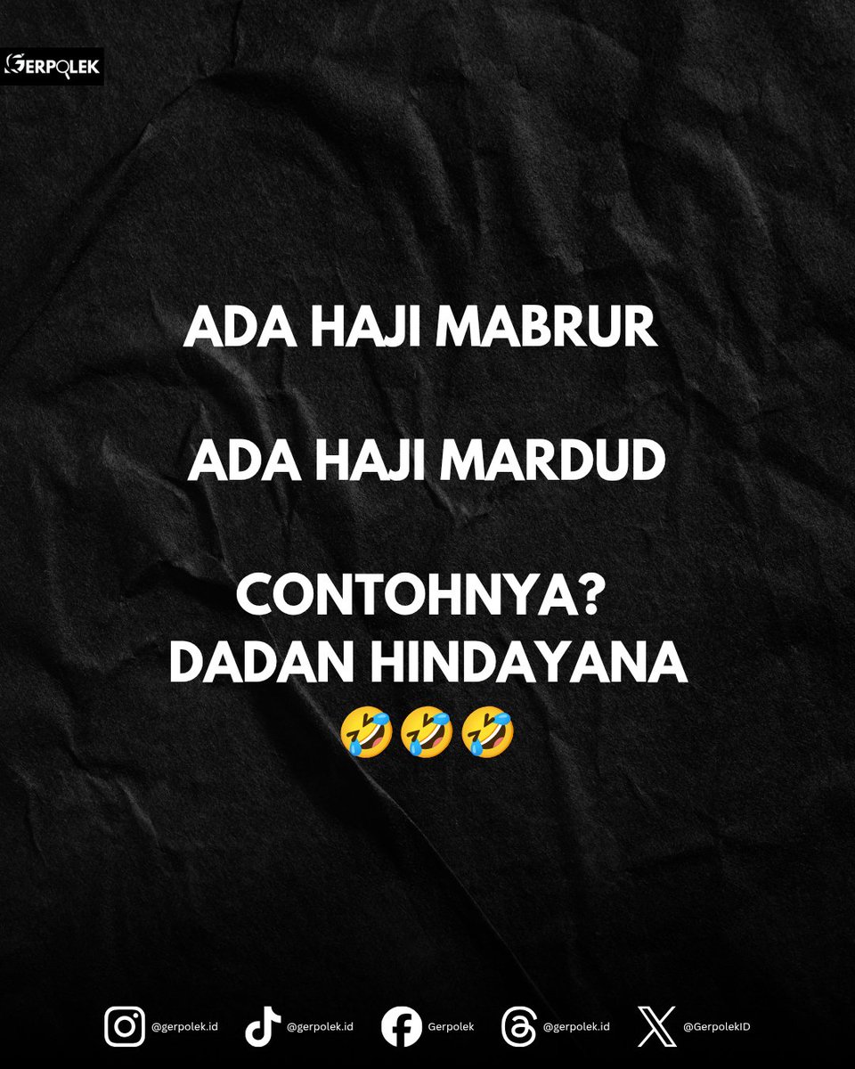 GerpolekID's tweet photo. Haji Mabrur adalah Ibadah haji yang diterima Allah. 

Haji Mardud adalah haji ibadah haji yang tertolak oleh Allah SWT karena tidak memenuhi syarat atau dicampuri dengan perkara yang diharamkan https://t.co/ugQjAEqLn5