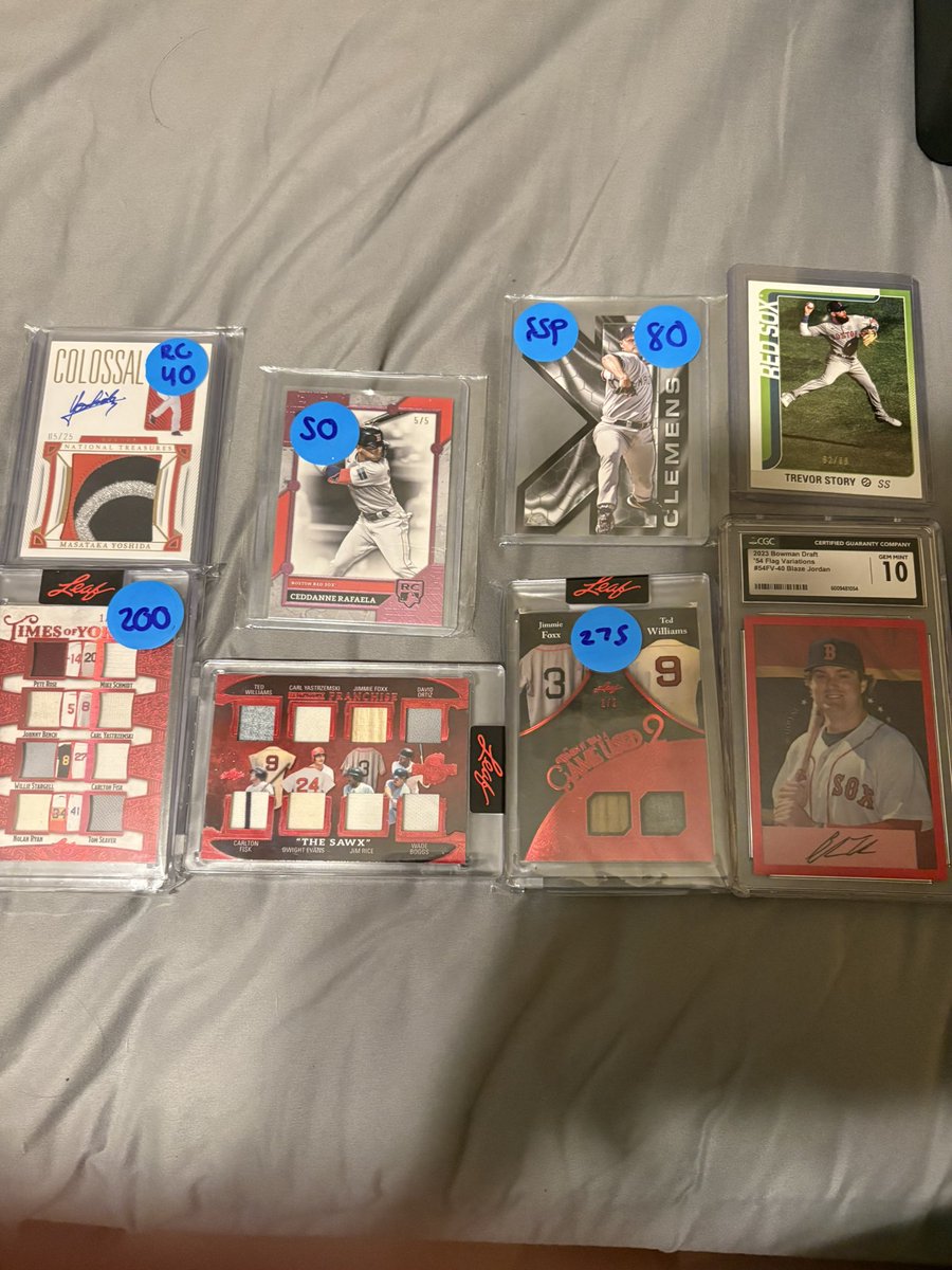 An_Average_Game's tweet photo. @84baseballcards @ILOVECOLLECTING @AiMCollectibles @BST_Calendar @linkmycard All Red Sox! https://t.co/G33GbpXPoq
