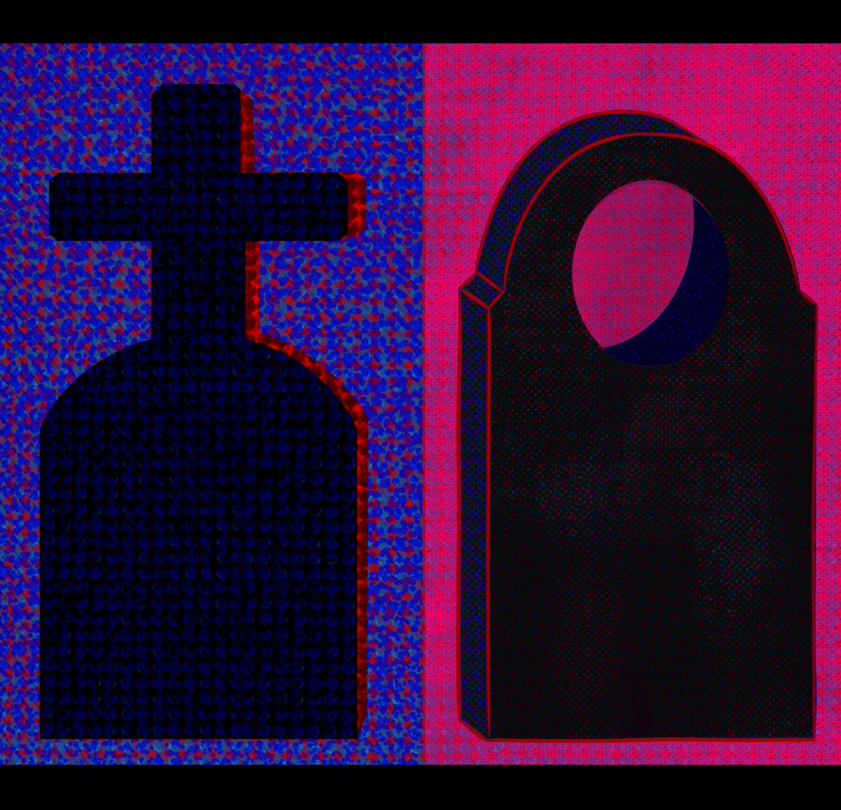 ceeseema's tweet photo. graves (color studies) https://t.co/MTkHWBKwNp