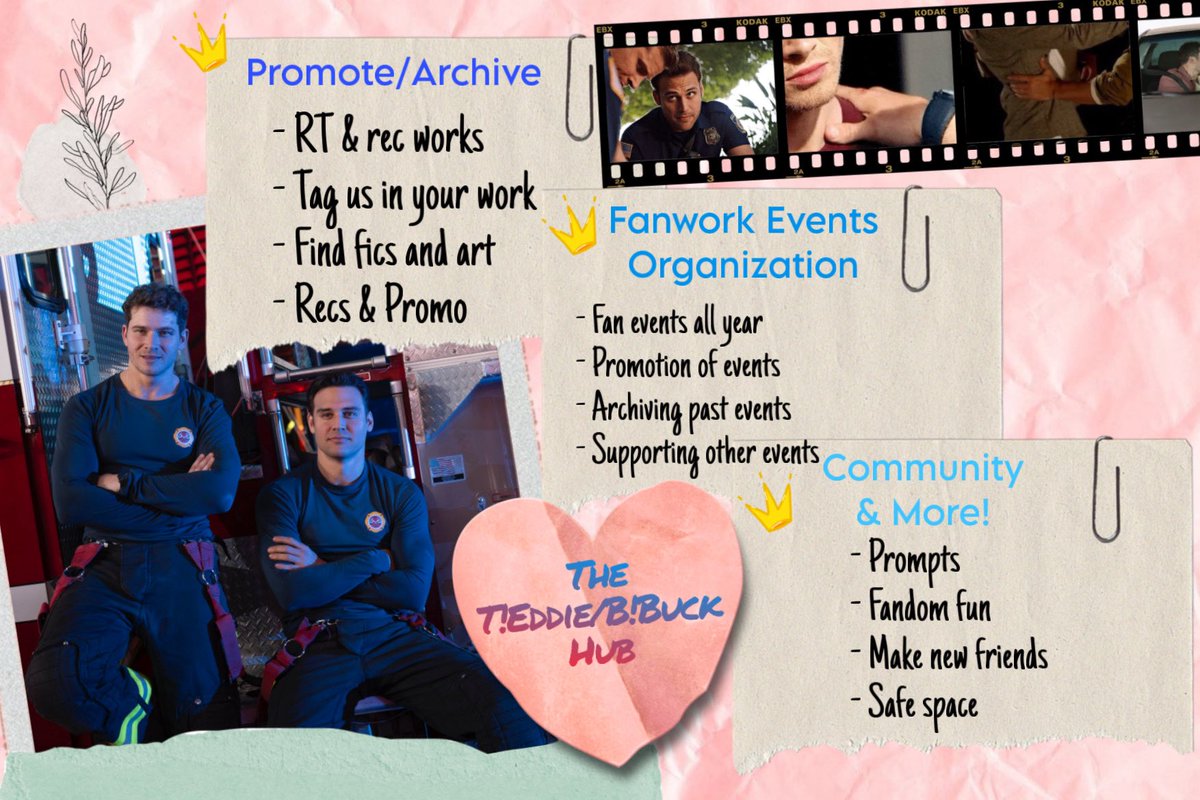 teddiebbuckhub's tweet photo. The Top Eddie/Bottom Buck Hub is a place to promote and archive buddie fanworks by those who prefer Top Eddie/Bottom Buck. 

You can tag us or send your work/a work you love on DMs, and we will RT it. The only rule is to feature the fixed dynamic! 🌈🩷 https://t.co/QOovN6rzKT