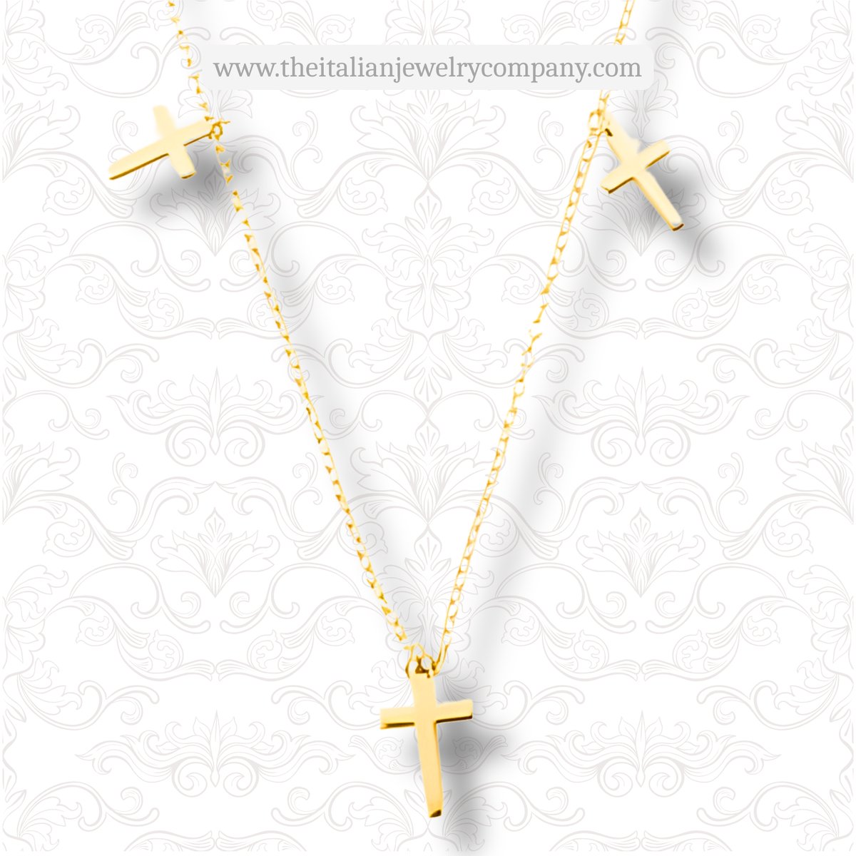 IrishGiftShop's tweet photo. ✨ Faith. Redemption. Meaning.
Inspired by the three crosses on Calvary, this Italian three cross necklace is a powerful symbol of faith, sacrifice, and grace. A timeless piece that carries deep spiritual meaning, beautifully made in Italy.

💛 Link in comments to shop https://t.co/IxOLnKWsIa