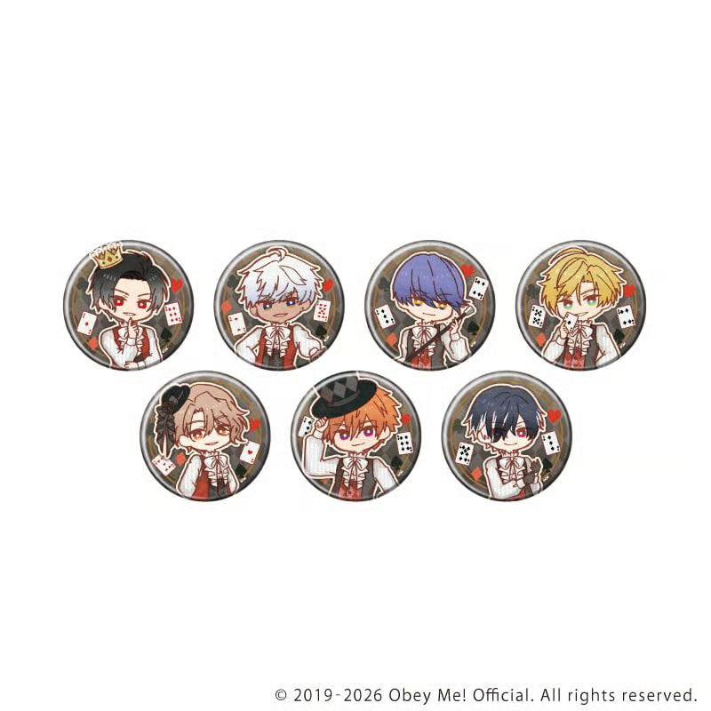 😈商品紹介😈 『Obey Me! Nightbringer』 ・缶バッジ 49/トランプver