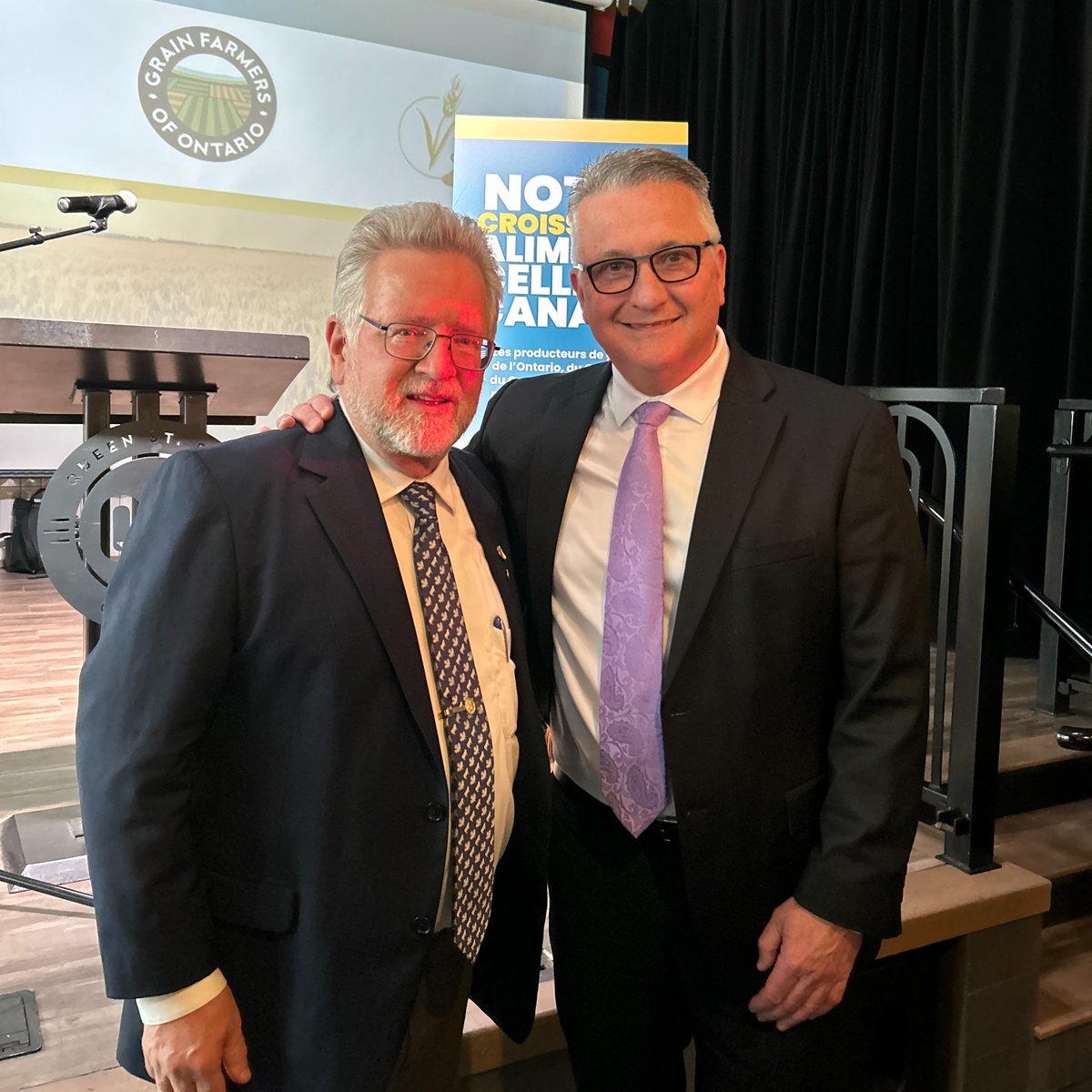 SenatorRobBlack's tweet photo. This evening I co-hosted a reception with the Grain Farmers of Ontario, the Grain Farmers of Quebec and the Atlantic Grains Council. It was a great evening celebrating Canadian grains and oilseeds!  #AgricultureAndRuralMatters @GrainFarmers @AtlanticGrain @CornwallHeath @SenateCA