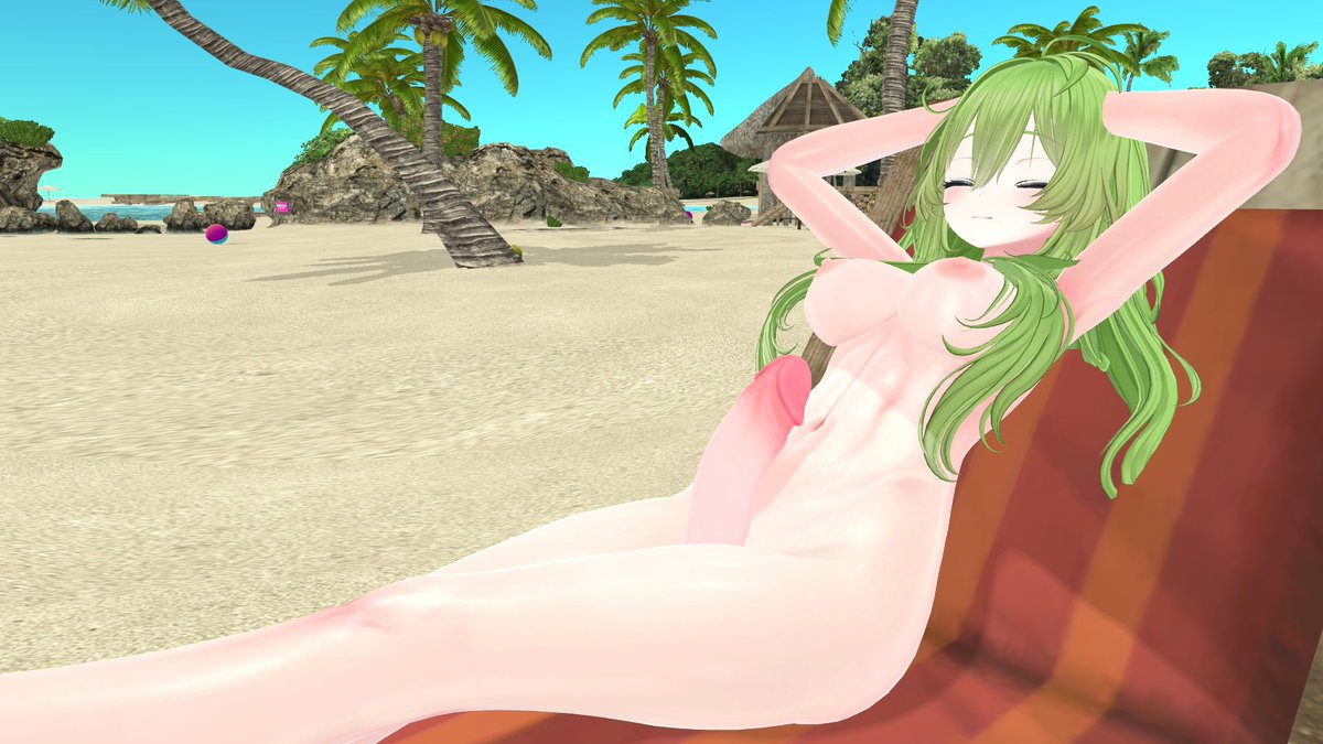 YuukaKazami_vr's tweet photo. Fell asleep sunbathing but it felt like i was being watched~
#Vrchat #Nsfw #Vrclewd #Futa #Boobs #Beach https://t.co/r1peKovVQQ