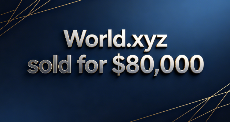 DomainNews24's tweet photo. Domain  Sold!
💰World. xyz sold for $80,000
🛒Sold via #Spaceship
🗓️June 3, 2026
This domain name is suitable for global projects, community platforms, metaverse, Web3 portals, and similar purposes. https://t.co/NxboEOFoAl
