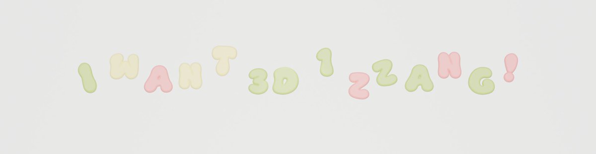 짱두콩 3D tweet media