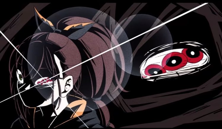 PapuBosqueBoral's tweet photo. Miren los pedazos de fanarts que me encontré, con el estilo artístico de los eyecatchers de Gurren Lagann!!

El usuario es @sloshychicken74 (en TikTok) https://t.co/p8iIkxnTZg