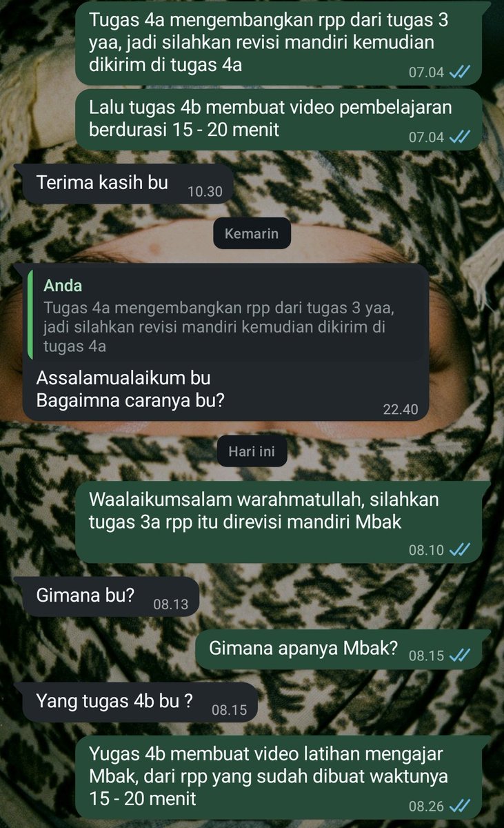 shabcdep's tweet photo. Astagfirullah, padahal di zoom udah disampein, di wag udah ditulis, masih tanya aja looo hmmm https://t.co/mjDiPz6aKg