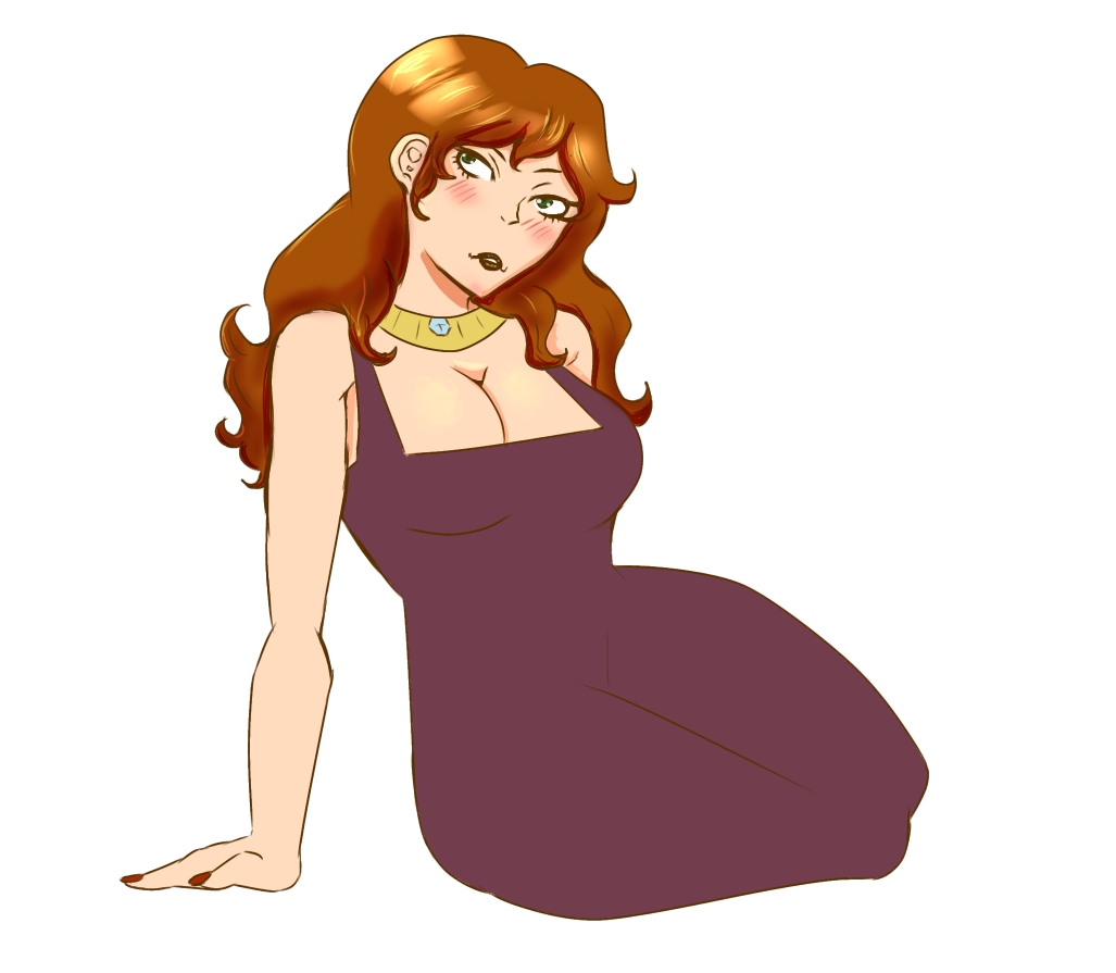 eggnoginf's tweet photo. I had an art block so i drew carmen from spooky month. But I didn’t render her dress https://t.co/MyNMUWOfrt