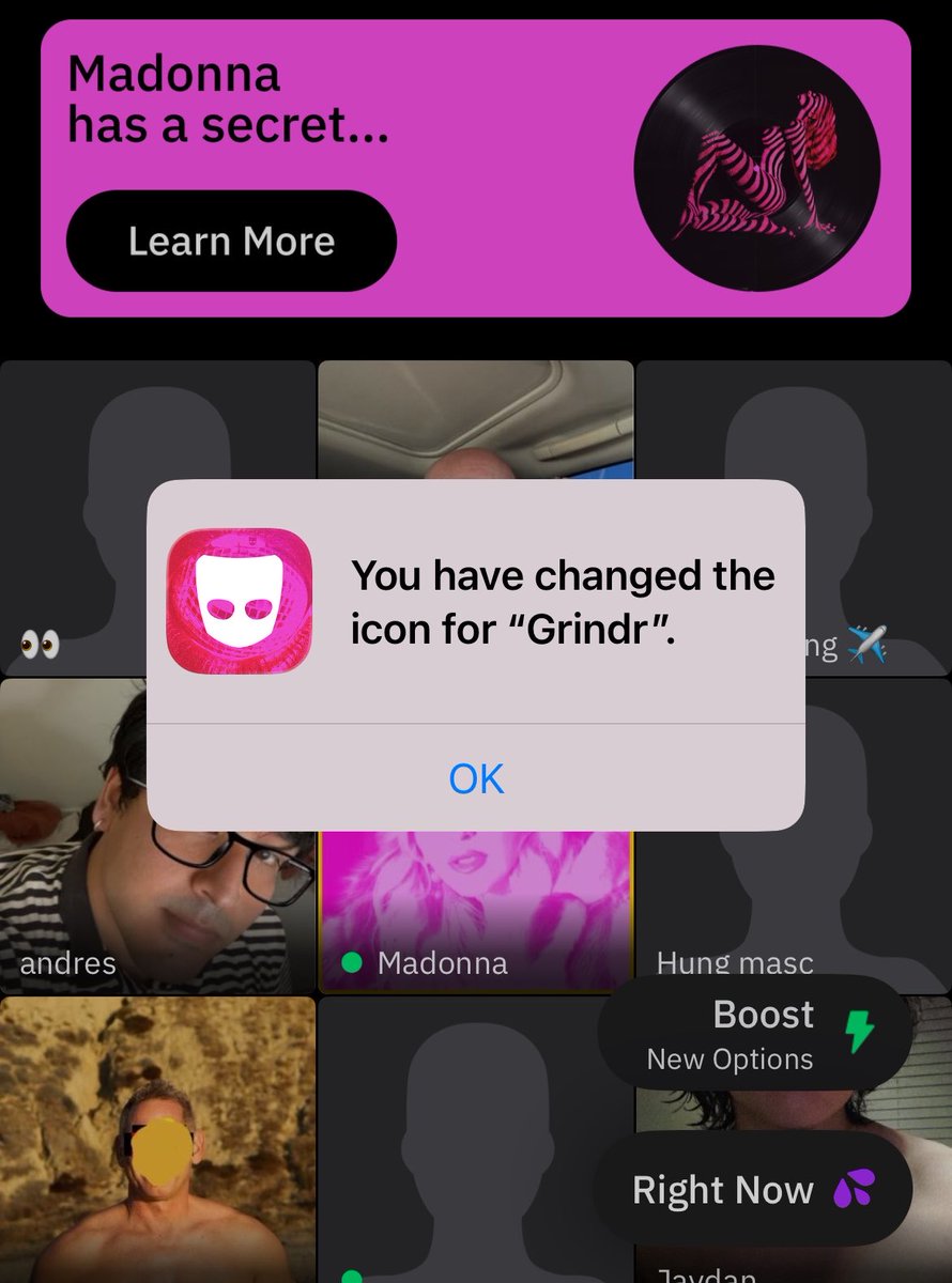 DomGoddx's tweet photo. I didn’t consent to this 
I’m just trying to get my dick sucked on not be harassed by @Madonna @Grindr https://t.co/pfopKmEf0L