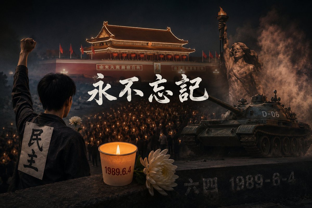 ChinaCongress's tweet photo. 中國議會（臨時）籌委會
紀念「八九六四」37週年聲明  
37年前，百萬學生與市民齊聚天安門，公開表達對中國共產黨一黨專政與腐敗體制的不滿，展現了對自由民主的深切渴望。自中共建政以來，其長期無視基本人權的極權統治、政治清洗與經濟掠奪，令中國民眾苦不堪言。1989年的這場運動，對許多民眾而言，是他們生平第一次、卻也是迄今最後一次得以大規模聚集街頭、廣場公開發出的民主呼聲。
1989年6月3日晚至6月4日，中國共產黨為了維持其專制暴政，悍然動用數十萬軍隊，對和平抗議的民眾進行了血腥殘忍的鎮壓。直至今日，中共當局仍不遺餘力地掩蓋歷史真相，並在全球範圍內持續跨境鎮壓、迫害異見人士。
今天，中國議會（臨時）籌委會特此向在「六四」事件中為爭取自由而英勇犧牲的烈士們，致以最崇高的敬意。 中國議會堅決反對中共抹殺歷史記憶的企圖，並強烈譴責其對異見人士的迫害行為。我們在此鄭重呼呼海內外各界人士，踴躍註冊成為中國議會選民，積極參與由中國議會各黨派組織的紀念與抗議活動。
讓我們並肩同行，為終結中共暴政、還原歷史真相、實現中國民主化抗爭到底。
 中國議會（臨時）籌委會 
北京時間2026年6月4日