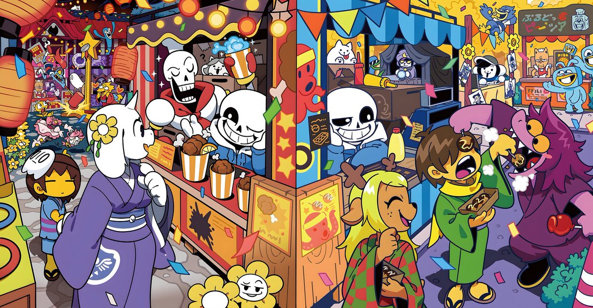 wafflesOmega's tweet photo. I love how different he looks here compared to the undertale one where he's more affectionate looking https://t.co/YRrl6MVl5k