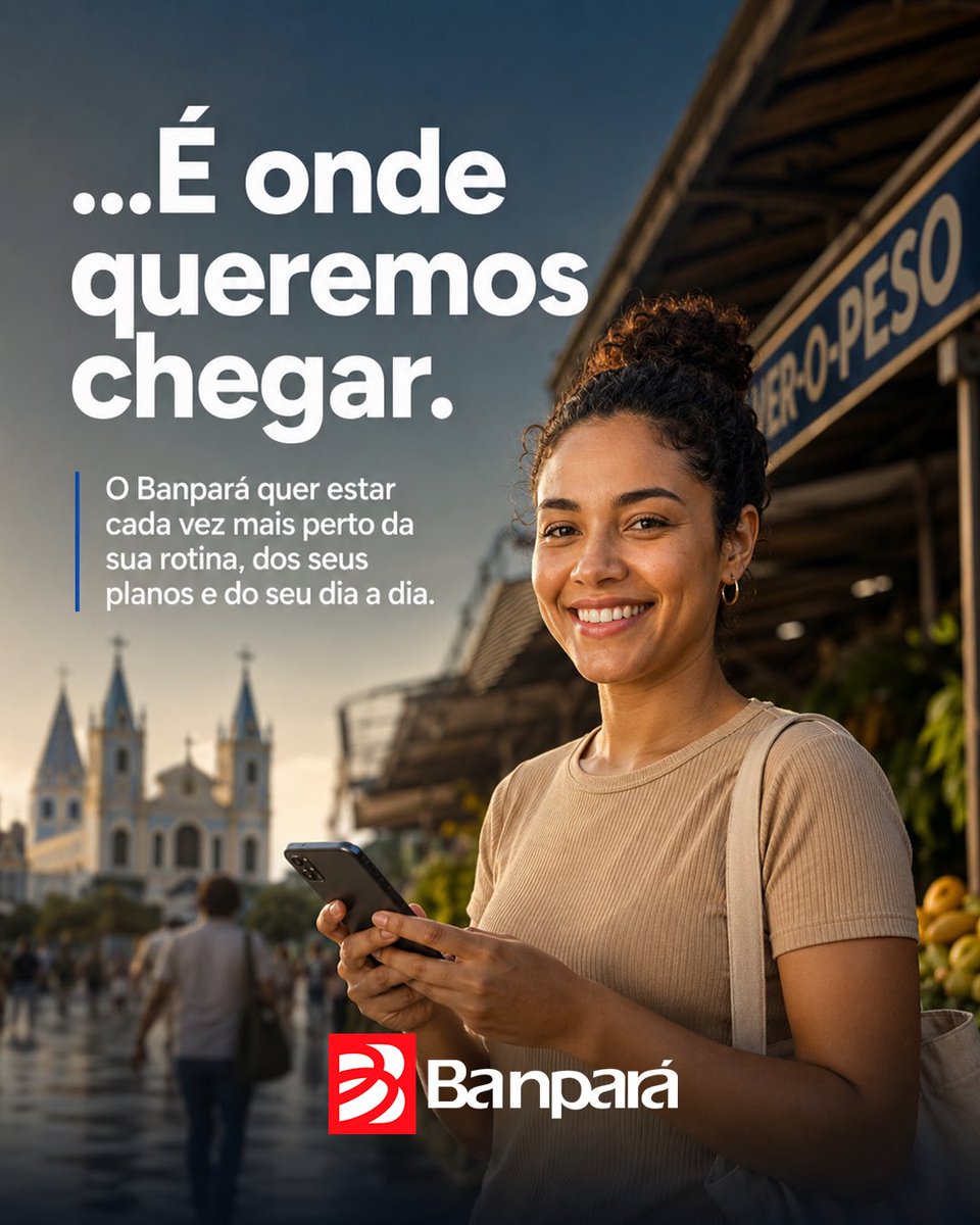 BanparaSa's tweet photo. 200 pontos de atendimento. Milhares de histórias transformadas.

Banpará, por todo o Pará, pronto para apoiar, crescer e desenvolver junto com você. ❤️💙 https://t.co/9dCqXW1mF6