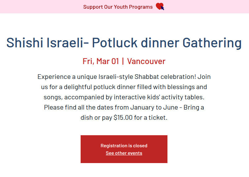 BobsPraxis's tweet photo. Crabapple gave a book talk for the Peretz Centre in Vancouver, BC which hosted a "Israeli Potluck" during the live-streamed genocide in 2024. https://t.co/tStV18K8nL