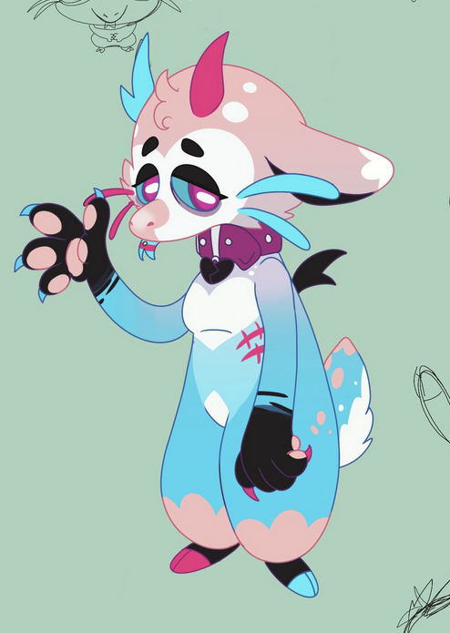 spectercrow's tweet photo. @hyemur Trans+pan and omg this would be so cute, thank you for the chance and your art is so cute! https://t.co/WtUzrOBk5g