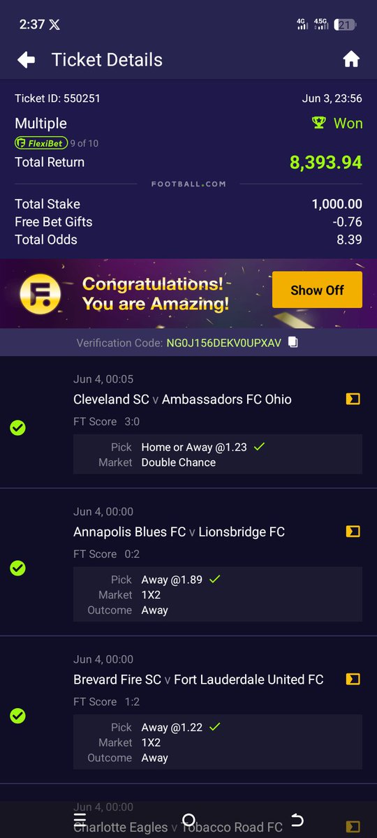 keith_gerald495's tweet photo. Thank you @Amuludun_fyp  for helping me break this long losing streak that I've been on since 😭 https://t.co/FLfRQaNb4S