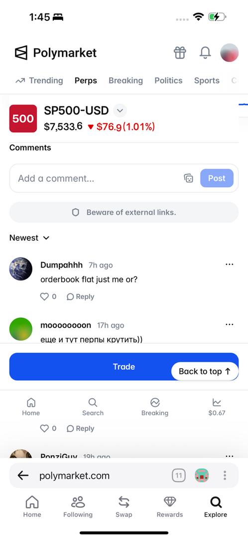 KingAzlan31's tweet photo. Gm gm frens
One beautiful thing I noticed about the @Polymarket Perps trading that's still in beta, is that, there is an awesome community of same traders testing and using the beta phase of the Perps at the same time, this allows for sharing of important information, and all... https://t.co/Ee52jyvxiZ