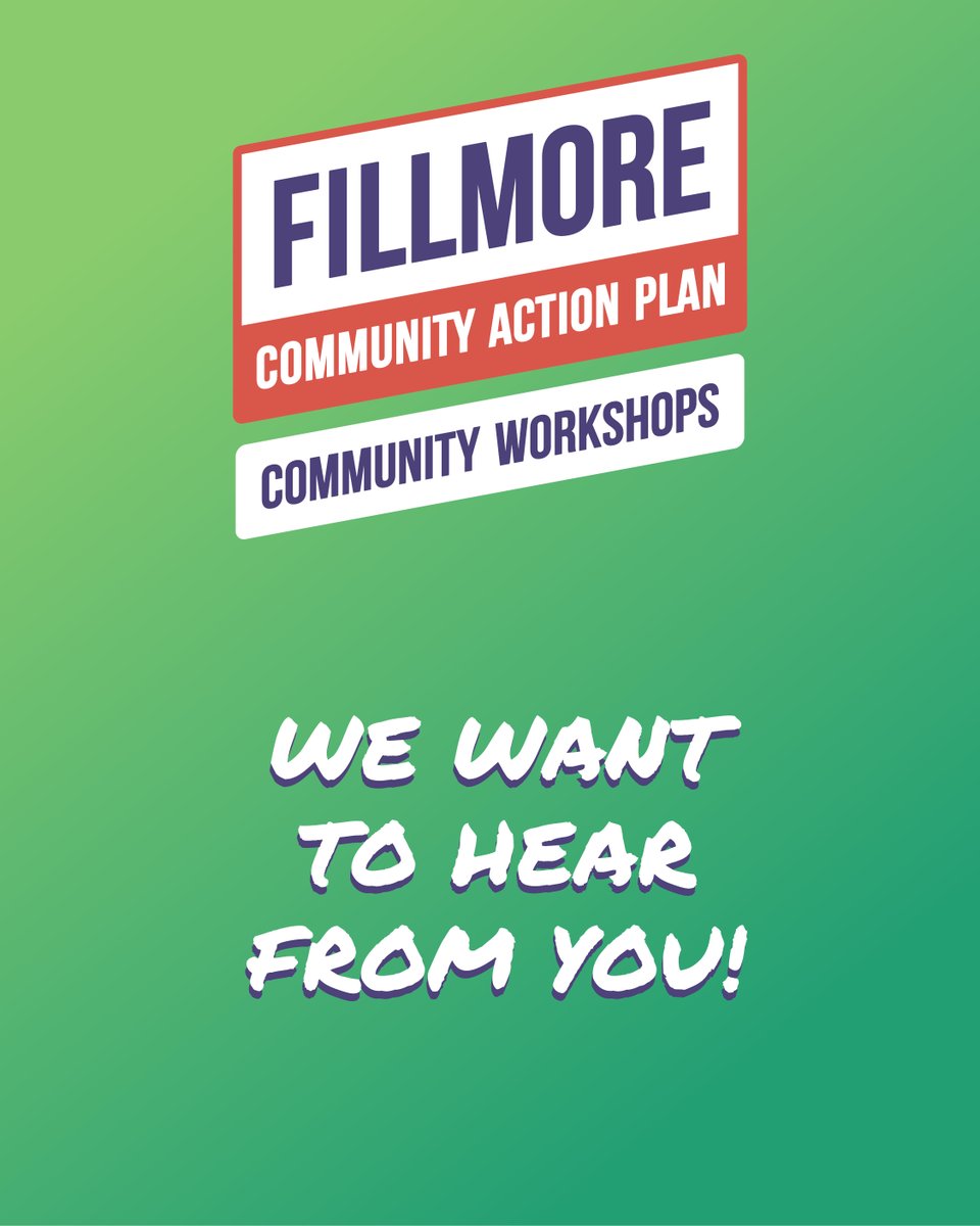sfplanning's tweet photo. Tomorrow: Fillmore Community Action Plan Workshop: Placemaking, Art &amp; Culture

Help shape public spaces that honor the Fillmore’s cultural legacy.] https://t.co/k3wzaCpRqq