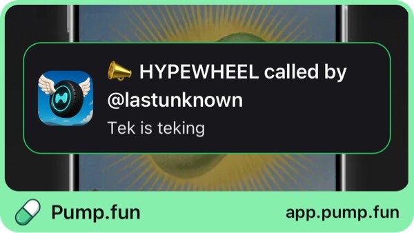 SmiskiOG's tweet photo. Just called out HYPEWHEEL at $9.61K mcap. My recent call hit 4x! Follow me on https://t.co/wQsOjRIXuq app to get instant alerts: https://t.co/RwWQK8tZEV https://t.co/y22Pc66BEi