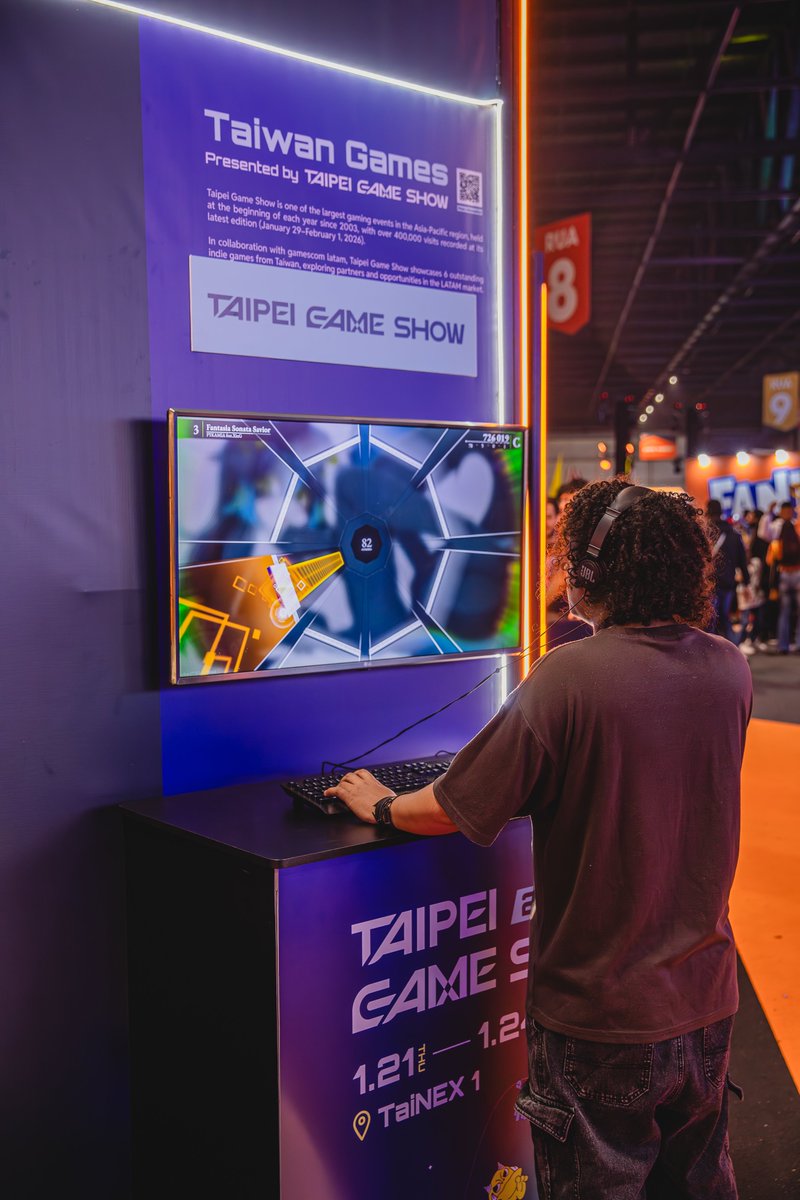 TaipeiGameShow's tweet photo. [Taipei Game Show Partnership]

Thanks to @gamescomlatam for the incredible support to Taiwanese Indie Games at this year's gamescom latam, and congrats on the successful event!
We're glad to be part of it and look forward to more opportunities to showcase Taiwanese games on the global stage.

See you next time!

#TaipeiGameShow #Partnership #gamescomlatam #Taiwan
