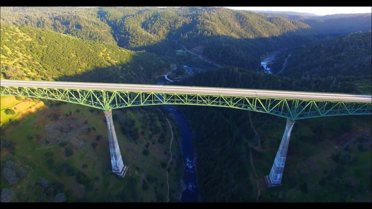 CaliReform's tweet photo. @coldbird_31314 @TownsUsa Foresthill Bridge is among the seventy highest in the world at 730 feet above the river- auburn california. there are notes of hope all over due to high jump rate https://t.co/XJjFciE1Lc