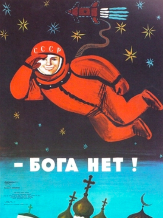 SlavlandStalker's tweet photo. "you're a Slav, you must be Orthodox!" 

within one generation of Orthodoxy being banned, formerly enserfed peasants living on feudal manor estates serving absentee Prussian aristocrats were sending a man into the heavens to punch out the teeth of God. https://t.co/rVwxxv905P