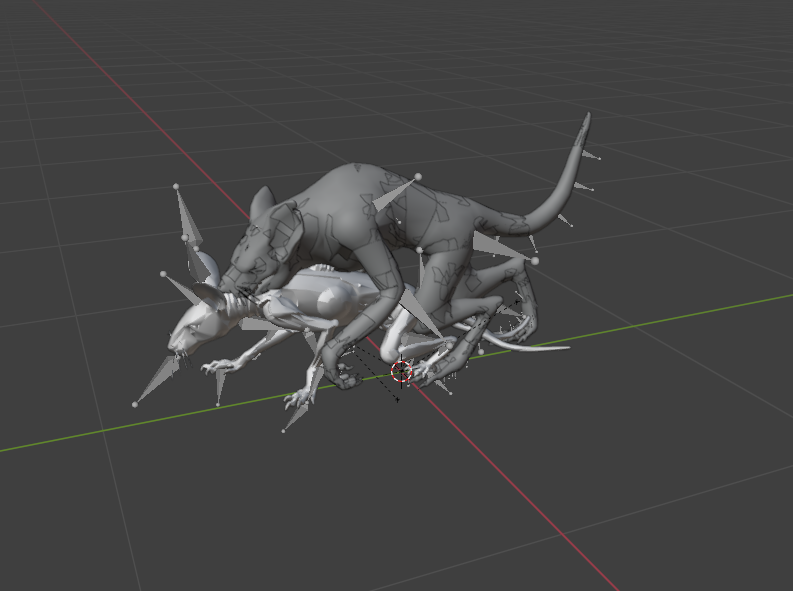 campprotodev's tweet photo. Progress isn't always flashy.

Tonight was spent exporting animations from Unity, importing them into Blender, and trying to teach a custom mutant rat how to run.

Lots of trial and error, but we're getting closer.

#gamedev #indiedev #unity3d #blender3d https://t.co/iqME3Sh06I