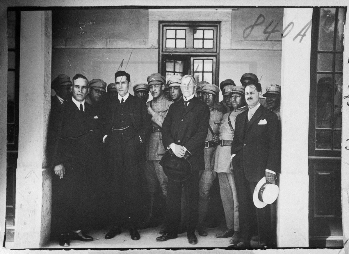 100YearsAgoNews's tweet photo. June 3, 1926: António de Oliveira Salazar, a 37-year-old economics professor, is appointed minister of finance by the new junta of Portugal. Denied the leeway to slash government debt, he resigns 16 days later; still, he'll remain an influential conservative influence on policy. https://t.co/tjLauDHobm