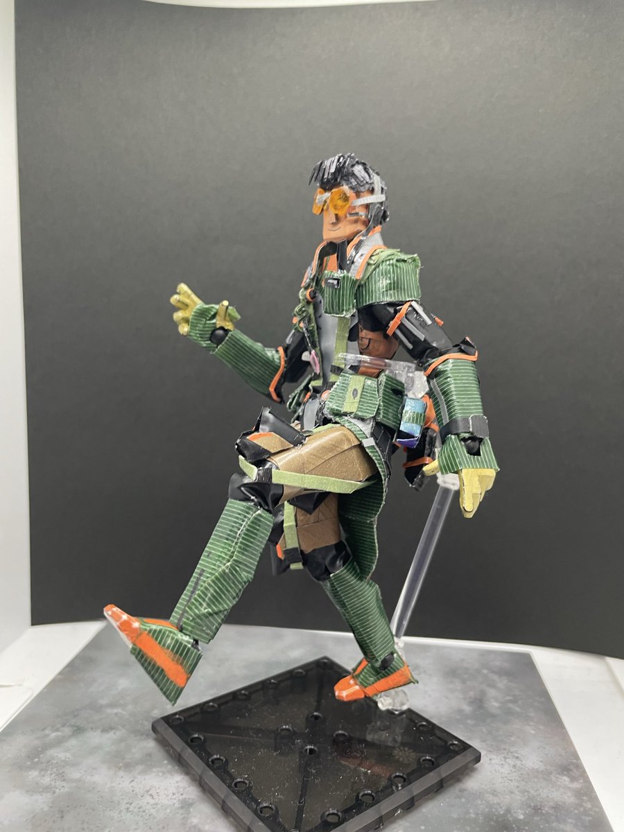 chupon74631672's tweet photo. I've finished the Amir action figure!

 #warframefanart #tennocreate 
#warframe #warframe1999
#amirbeckett https://t.co/lmNhi98dta
