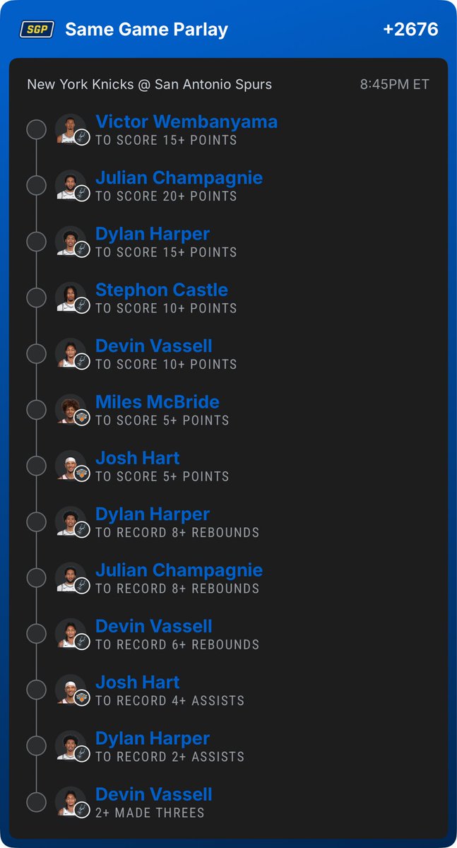 Bando_Bets's tweet photo. Halftime slippersssssssssss
50% boosted odds

Been a little minute, feels good to bet how im used to betting
https://t.co/OZCgdHGYq9 https://t.co/Pb922EEQo2