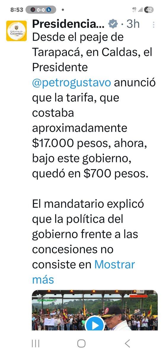 GACastroBanquez's tweet photo. @lafm Ella y ustedes saben que Gustavo Petro está trabajando por Colombia https://t.co/Ivrjo7JyOP
